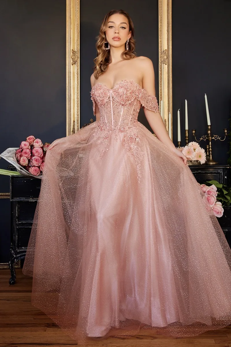 Ladivine CD0198 Dress — BLUSH