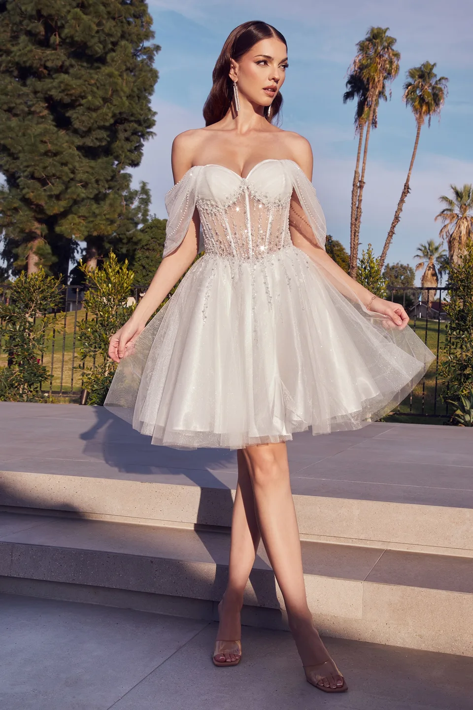 Ladivine CD0211 Dress — OFFWHITE