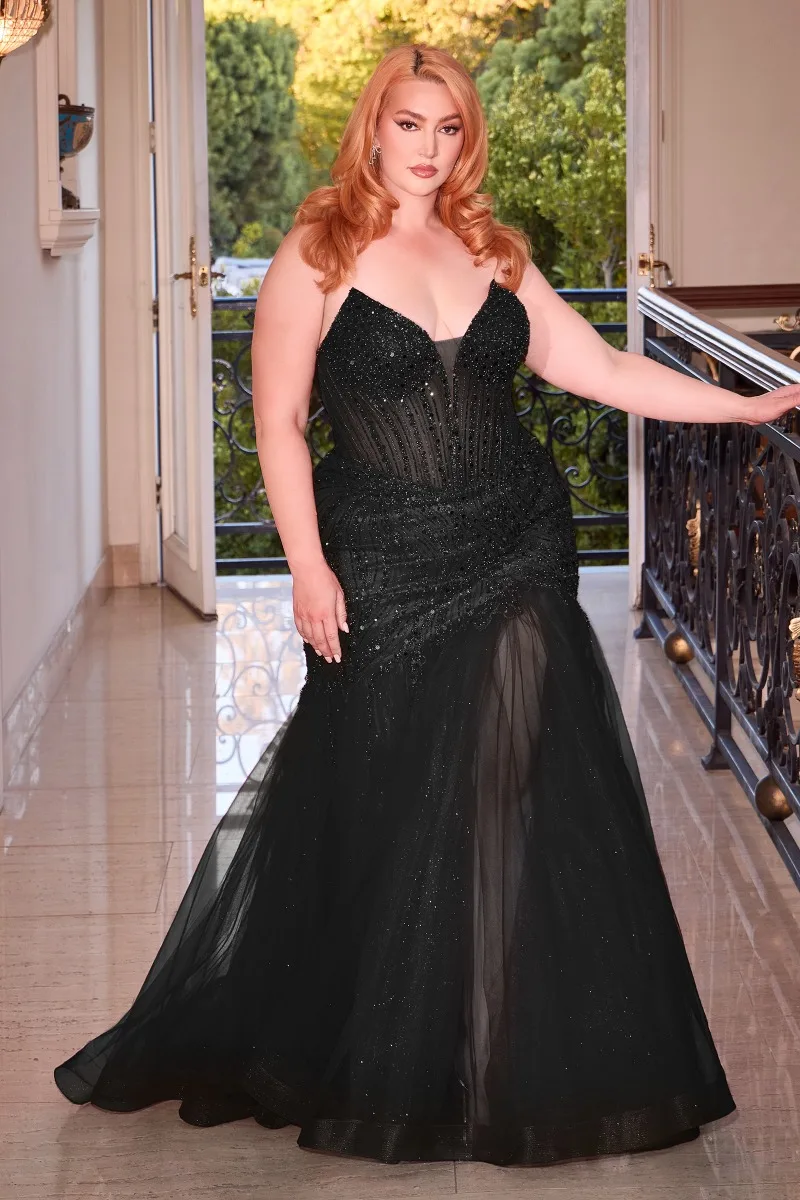 Ladivine CD0214C Dress — BLACK