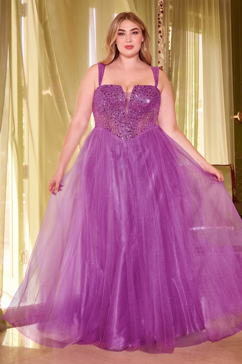 Ladivine CD0217C Dress — AMETHYST