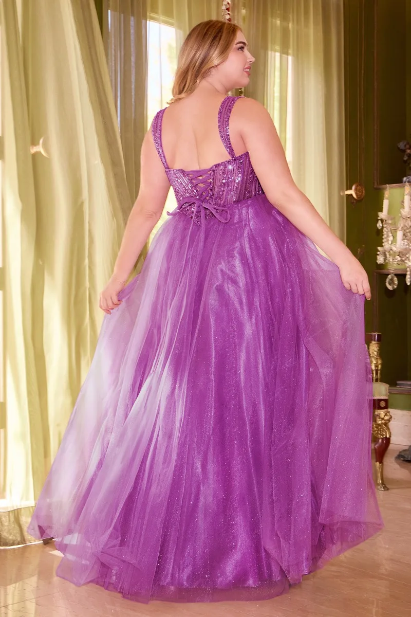 Ladivine CD0217C Dress — AMETHYST