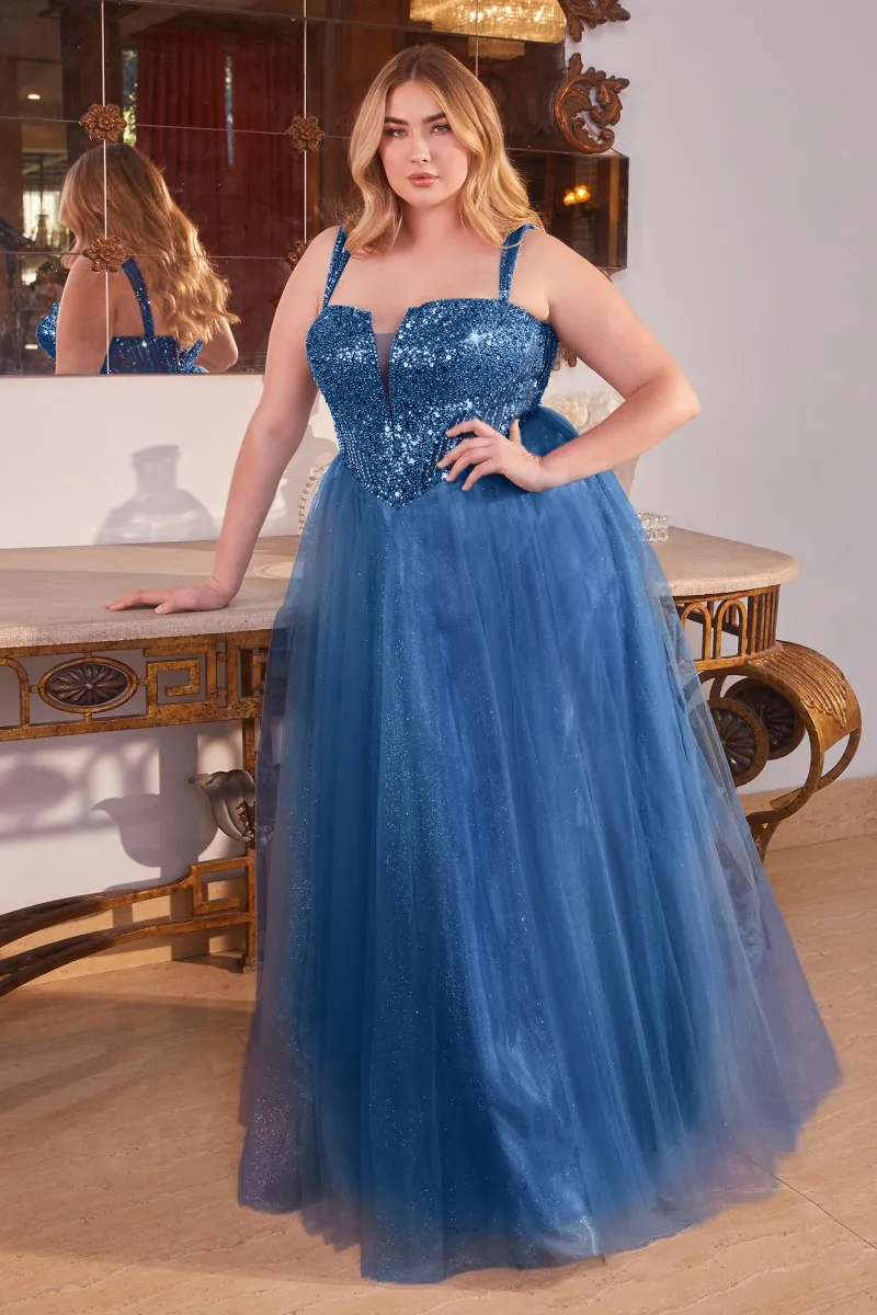 Ladivine CD0217C Dress — DEEPBLUE