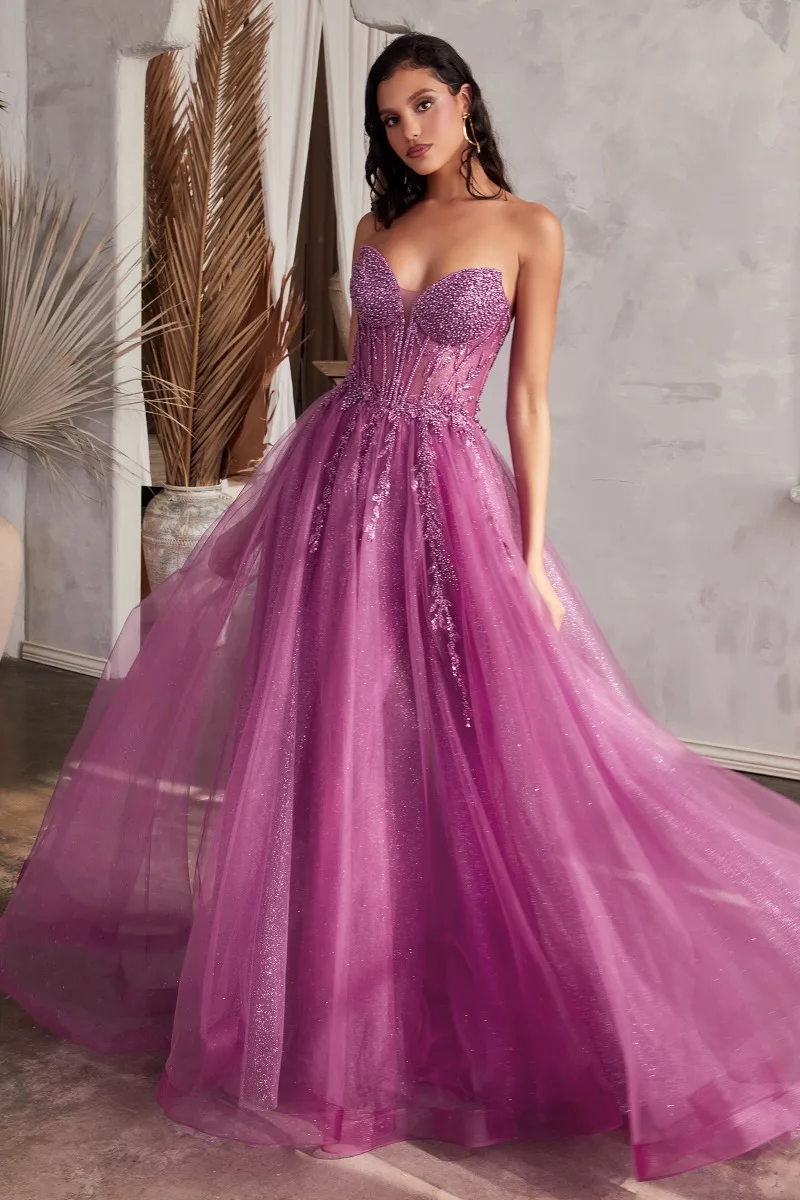 Ladivine CD0230 Dress — AMETHYST