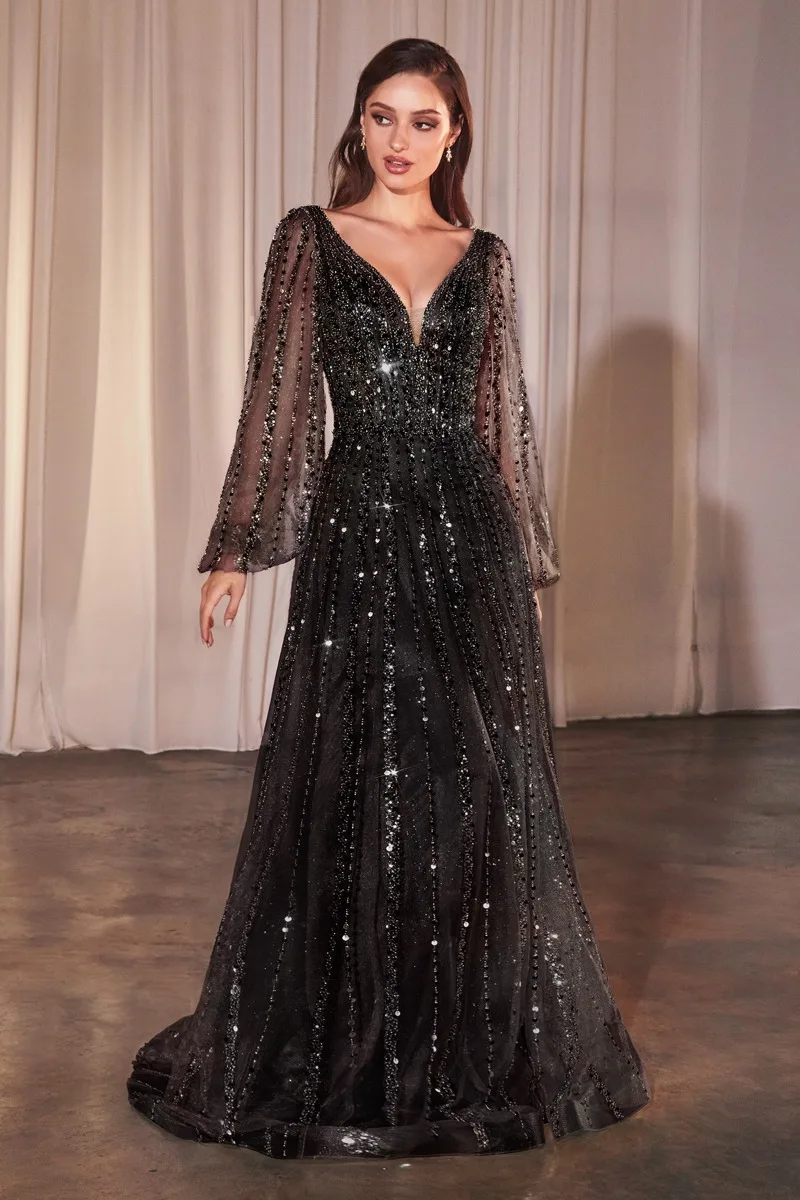 Ladivine CD0240 Dress — BLACK