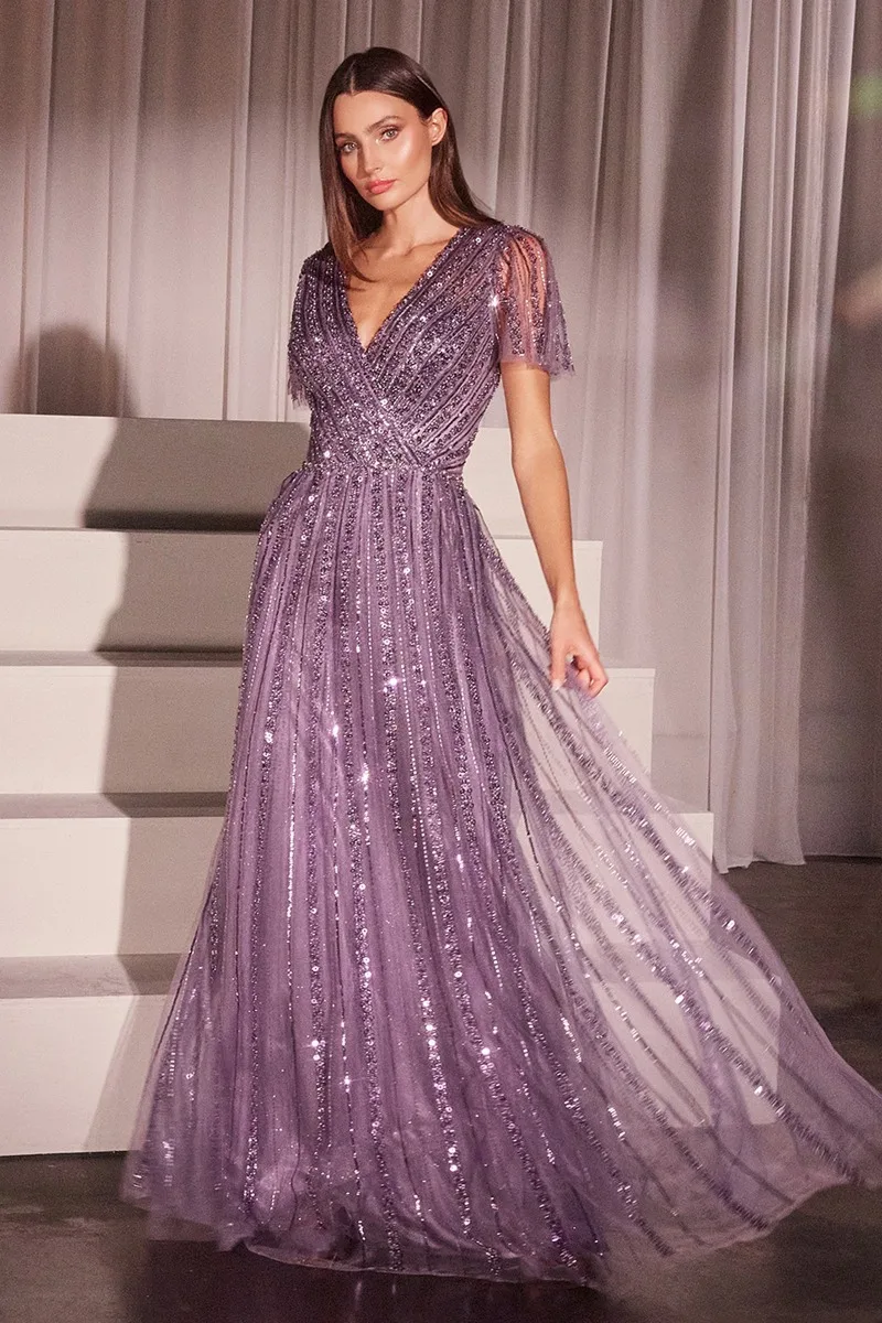 Ladivine CD0241 Dress — ENGLISH VIOLET