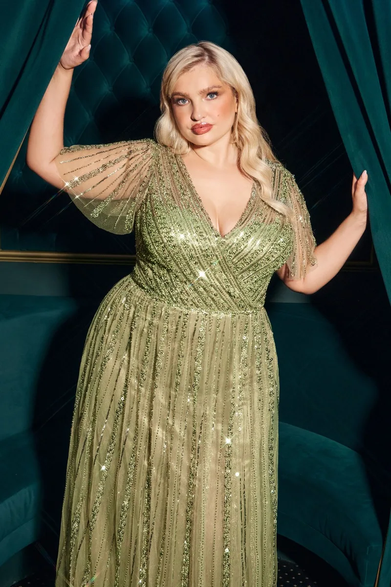 Ladivine CD0241 Dress — GREENERY