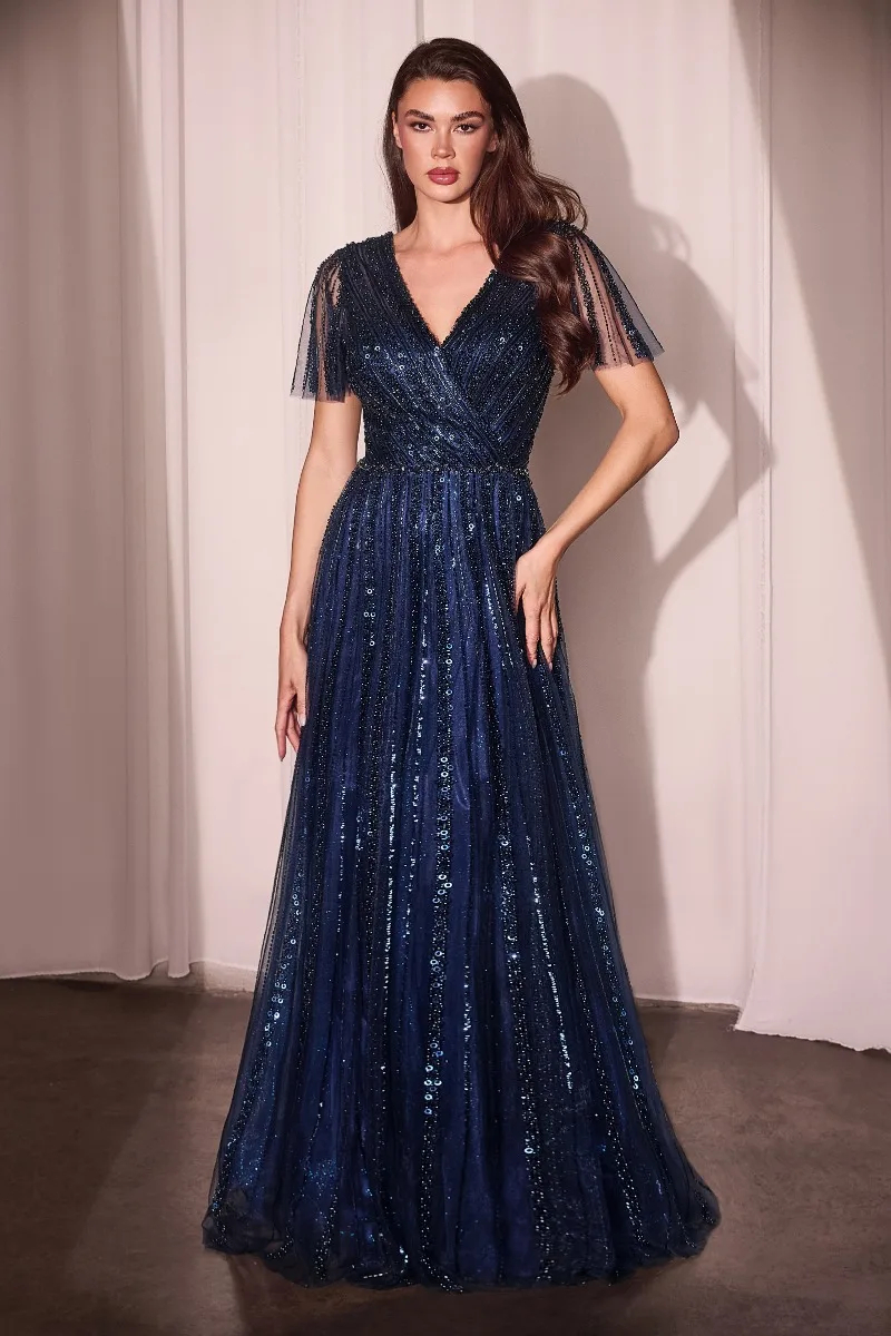 Ladivine CD0241 Dress — NAVY