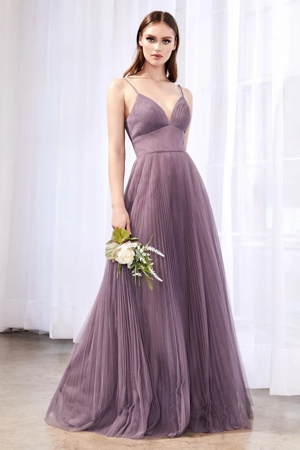 Ladivine Collective CD184 Dress — ENGLISH VIOLET  2