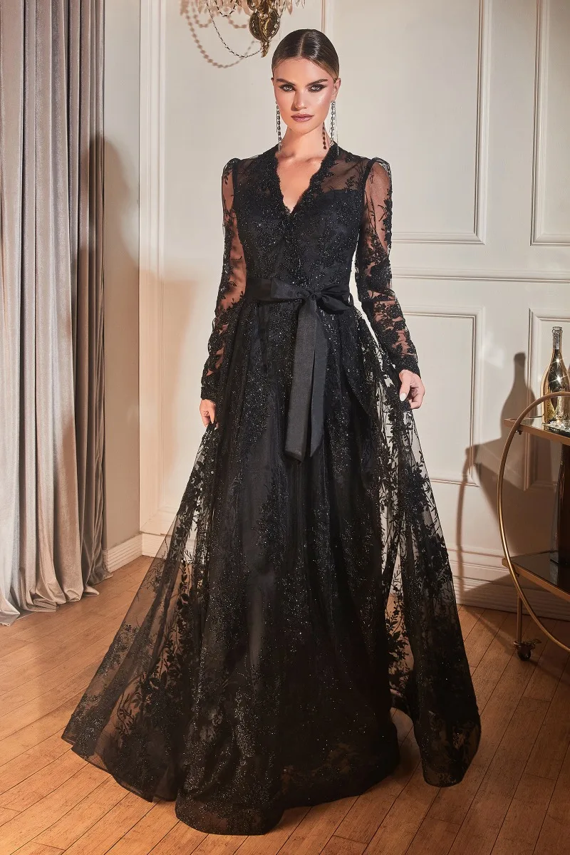 Ladivine CD233C Dress — CD233 BLACK 2