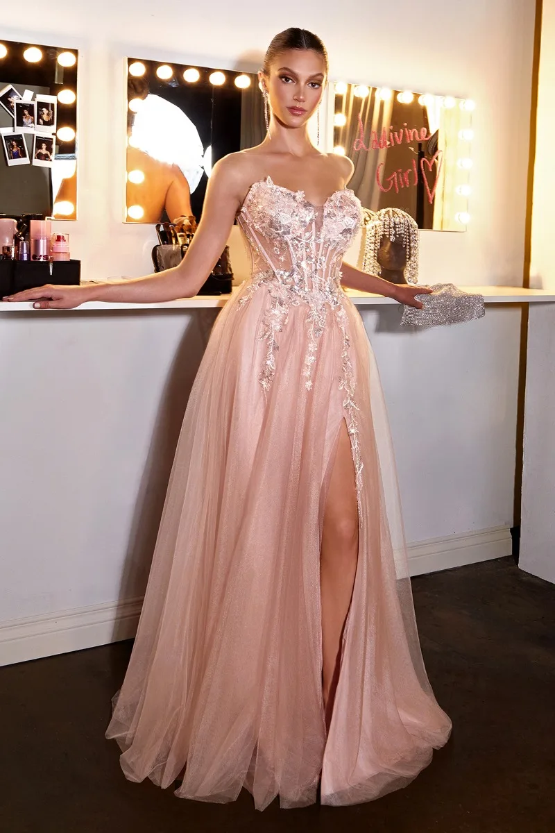Ladivine CD2426 Dress — BLUSH