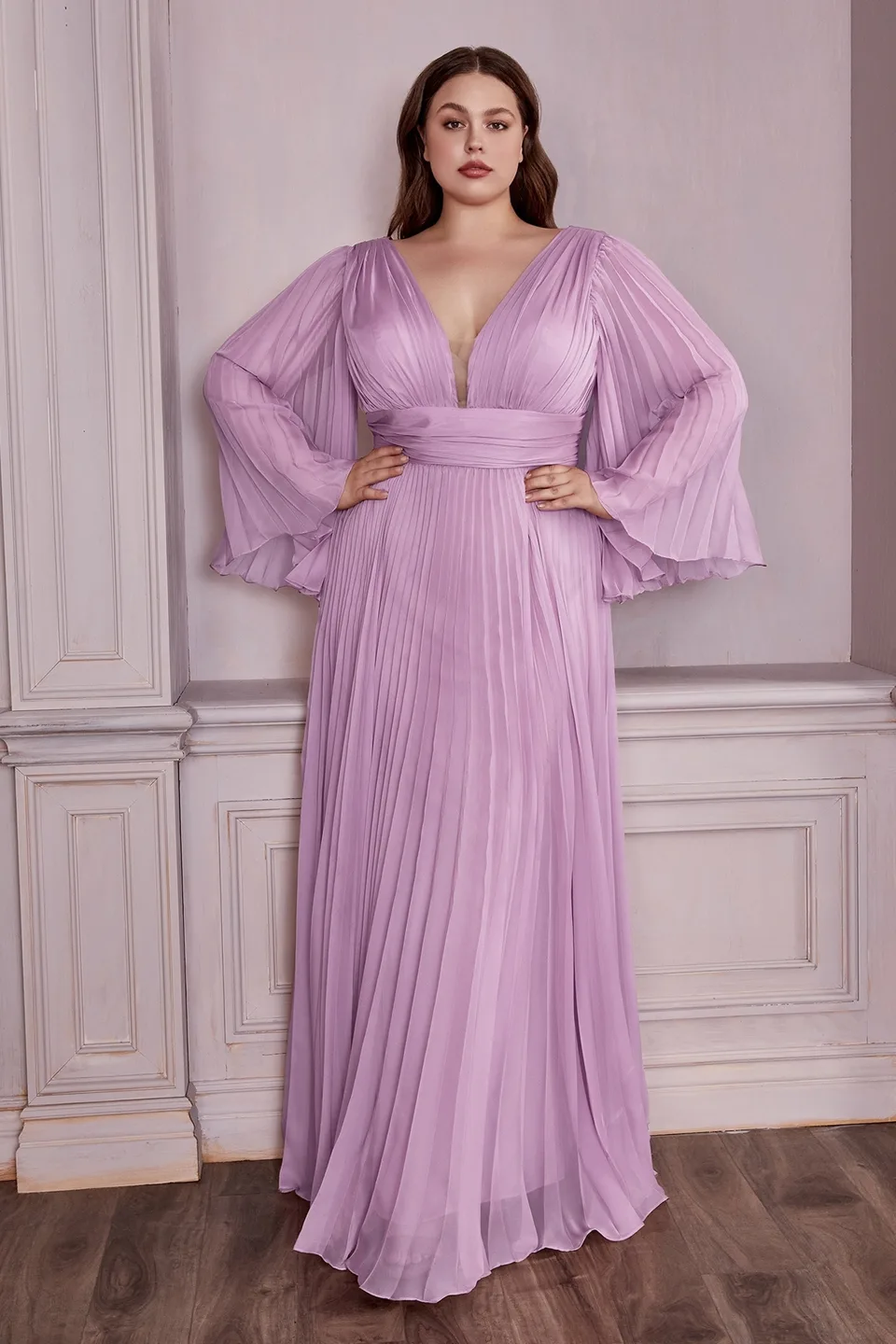 Ladivine CD242C Dress — LAVENDER 1 1