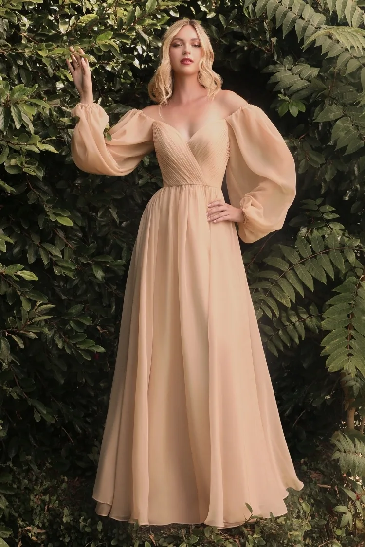 Ladivine CD243 Dress — CHAMPAGNE  1
