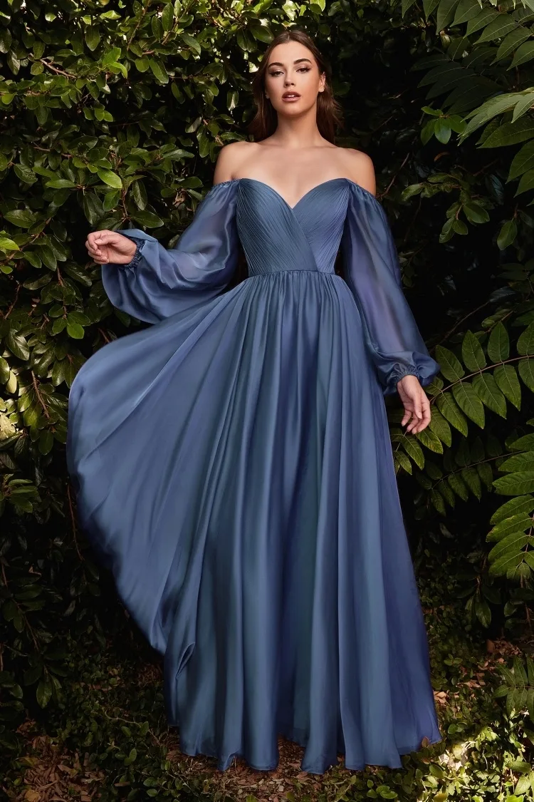 Ladivine CD243 Dress — SMOKYBLUE 1
