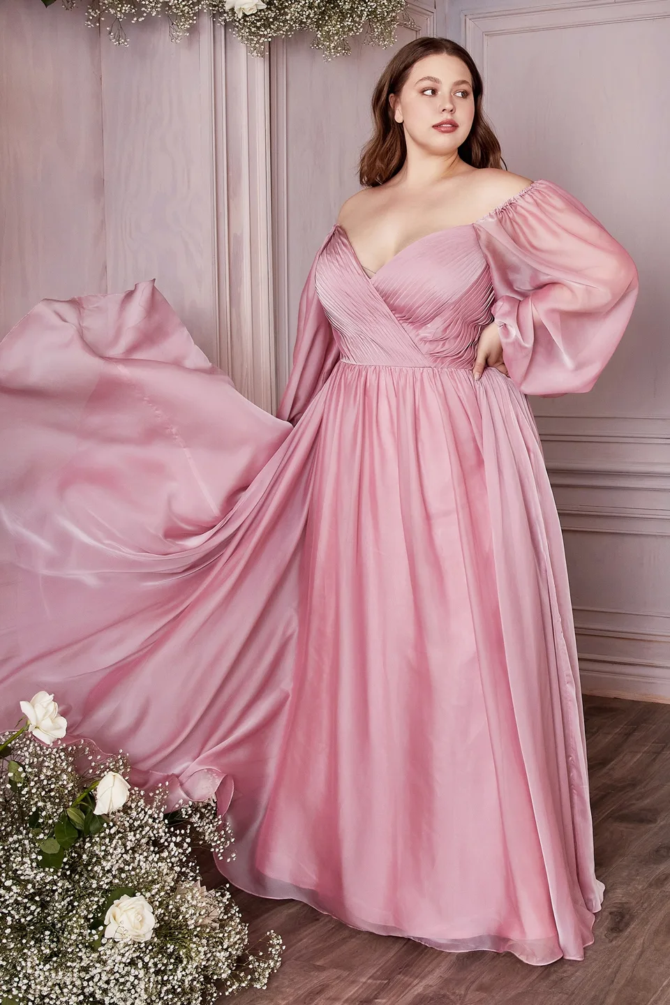 Ladivine CD243C Dress — PETALBLUSH 1