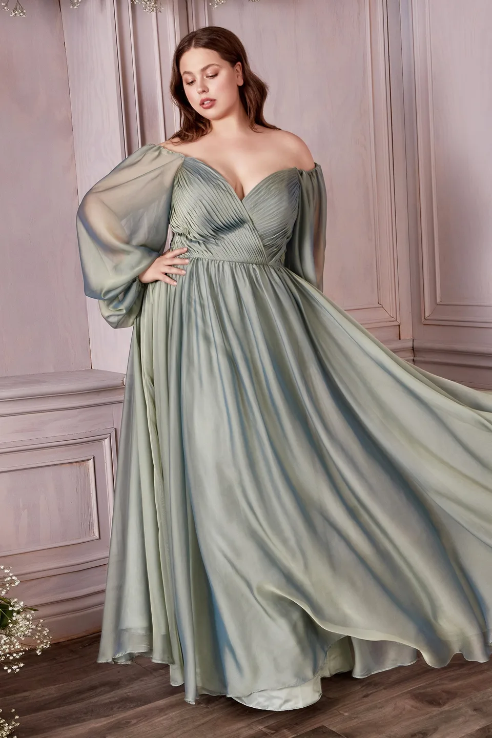 Ladivine CD243C Dress — SAGE 1