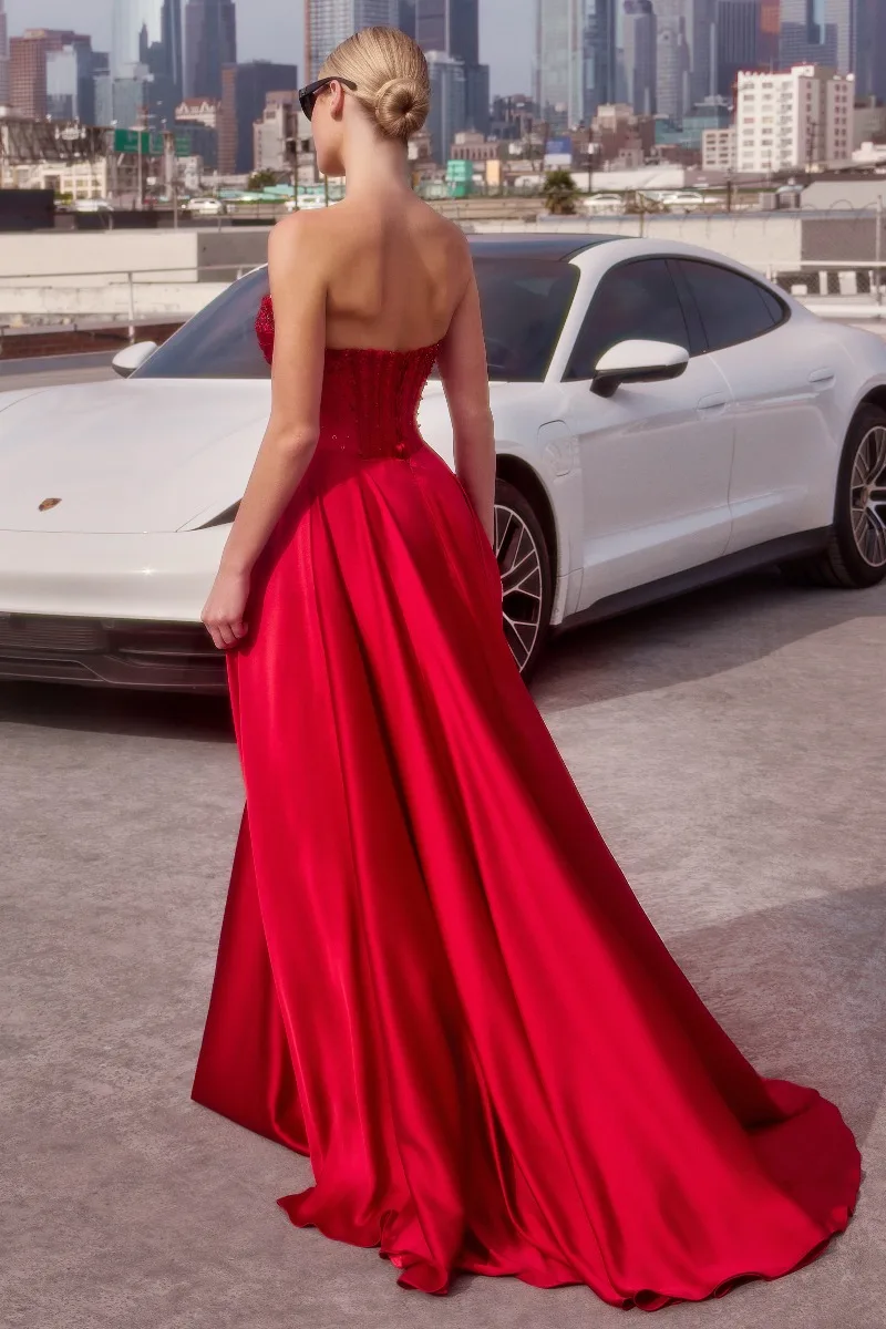 Ladivine CD297 Dress — RED