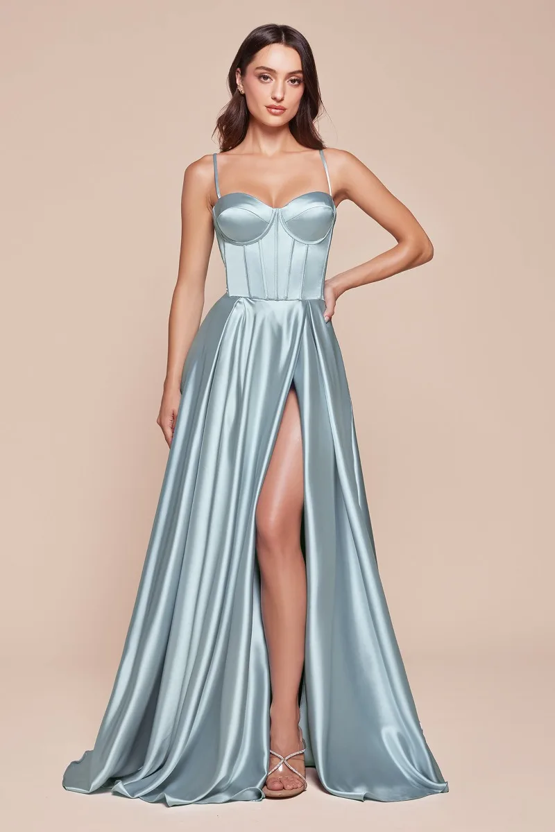 Ladivine CD337 Dress — LT BLUE