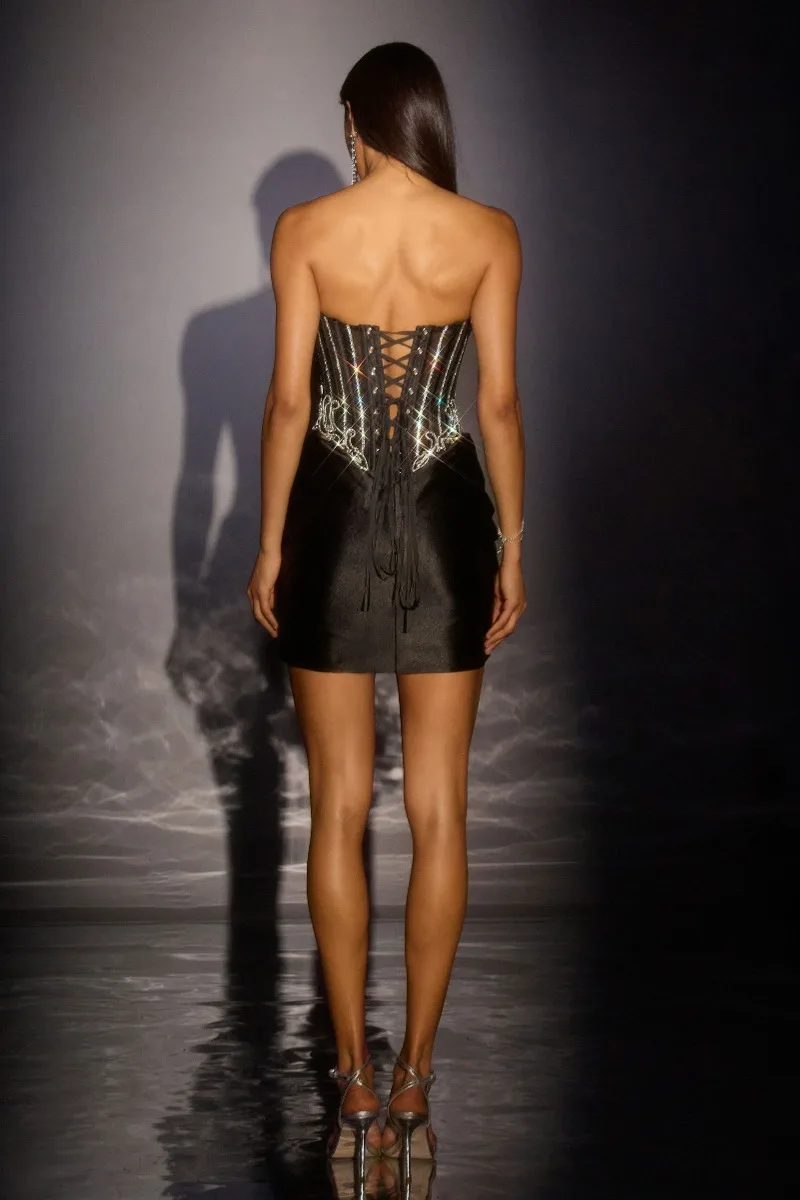 Ladivine CD645 Dress — BLACK