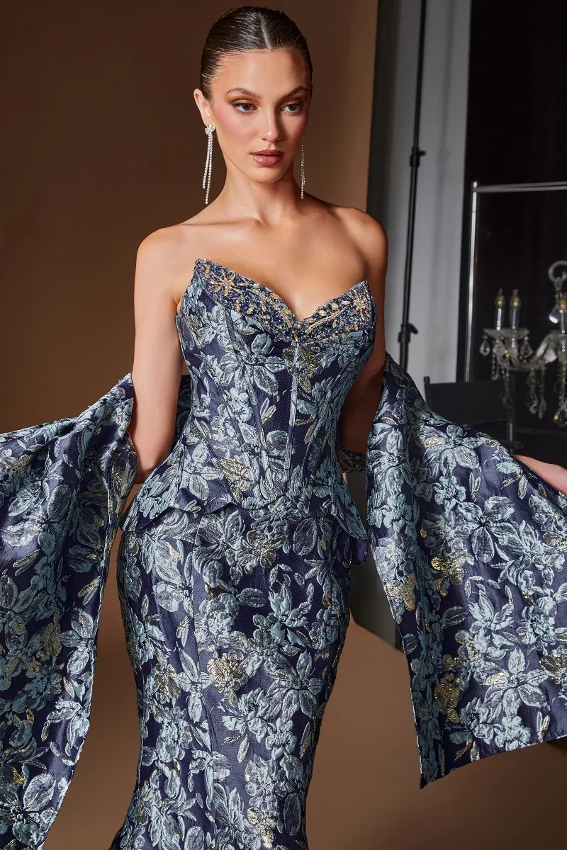 Ladivine CD655 Dress — NAVY REVISED
