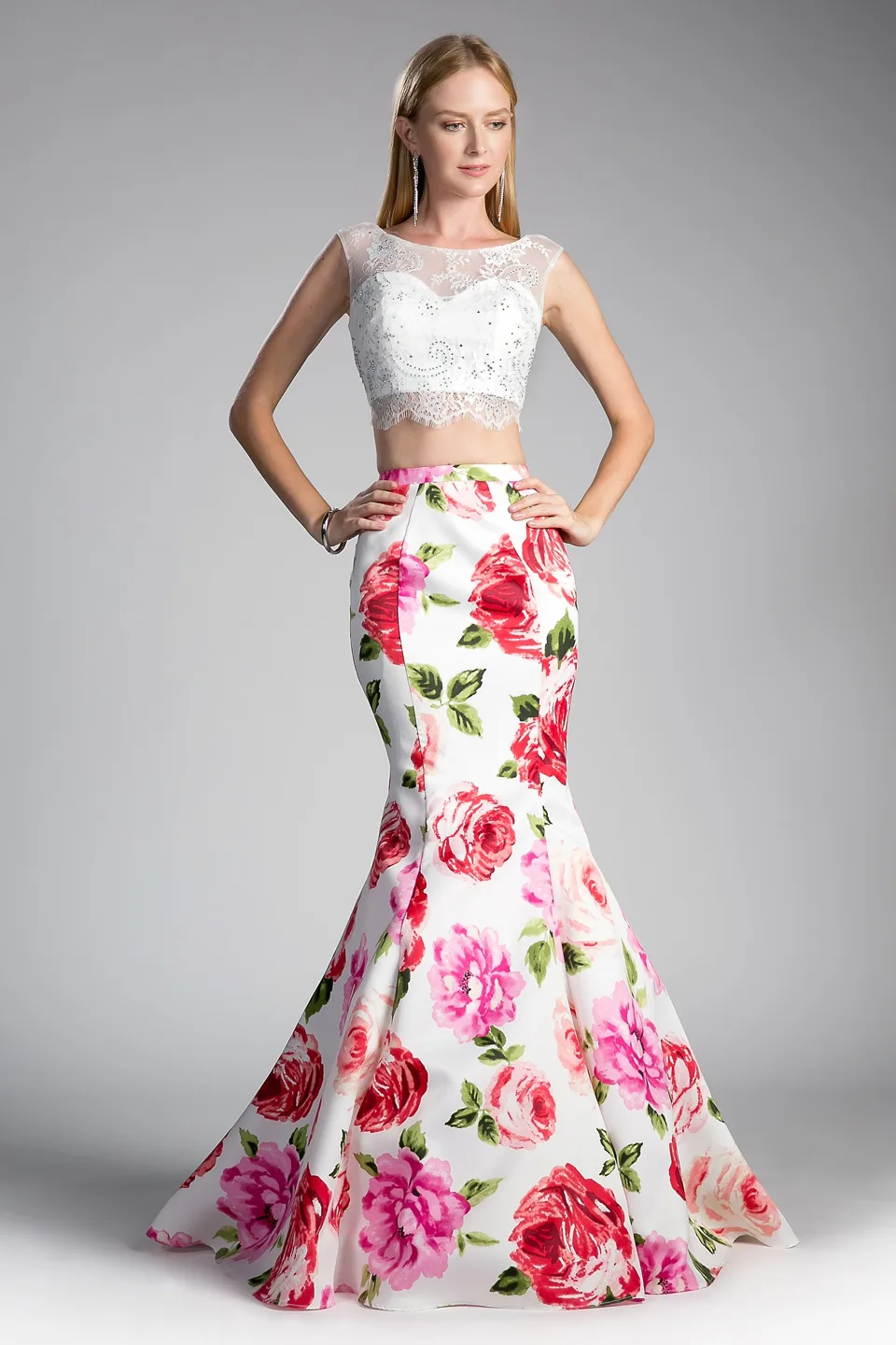 Ladivine Collective CD701L Dress — WITH TOP1  1