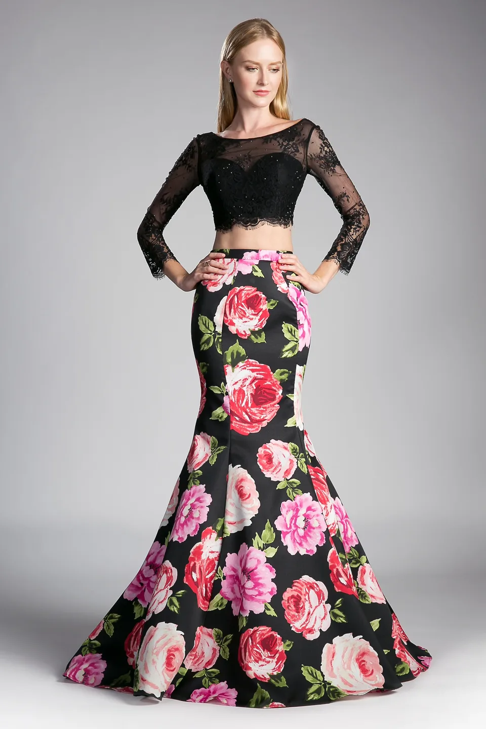 Ladivine Collective CD701L Dress — WITH TOP2  1