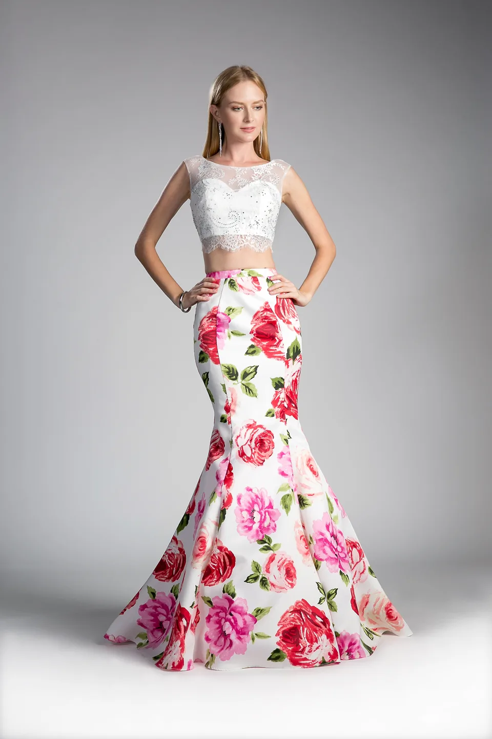 Ladivine Collective CD701L Dress — WITH TOP1 1