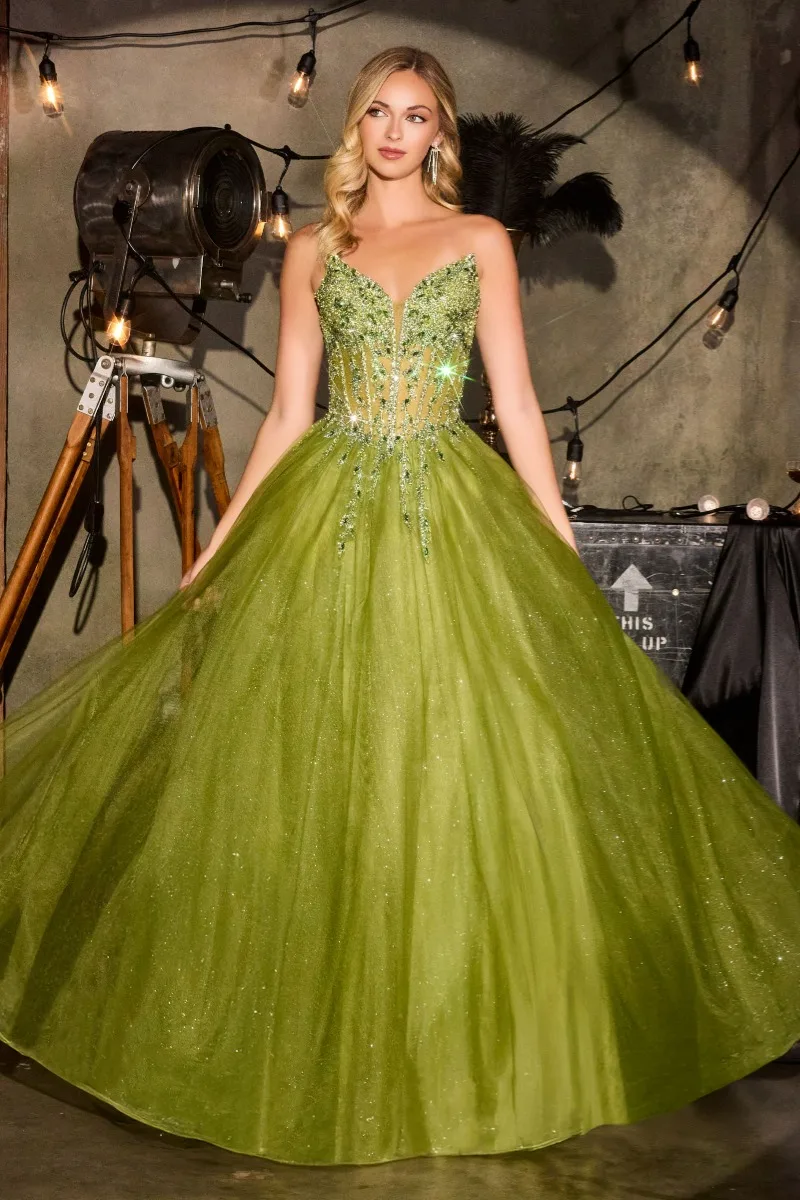 Ladivine CD721 Dress — GREENERY