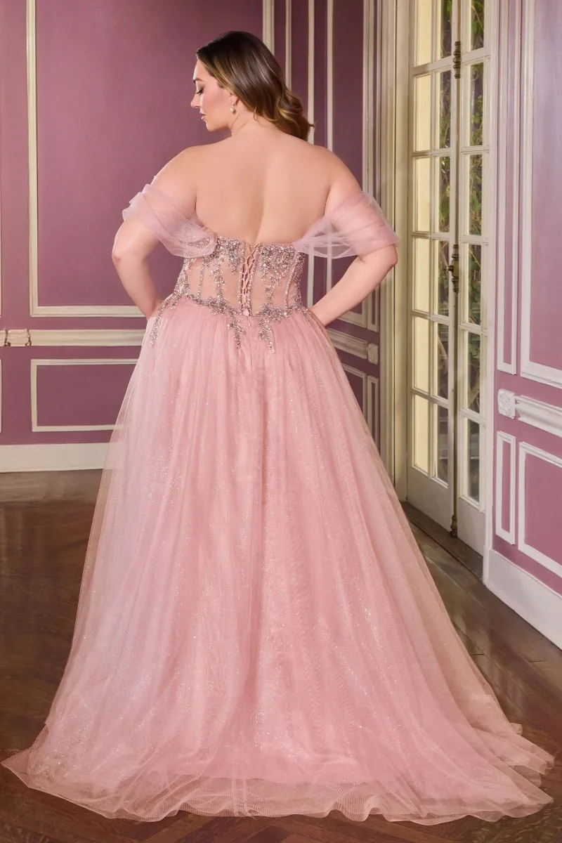 Ladivine CD721C Dress — MAUVE