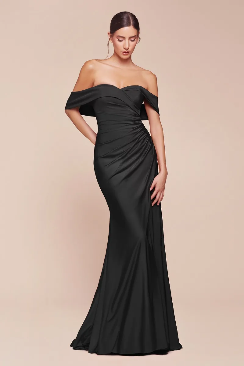 Ladivine CD790 Dress — BLACK FRONT