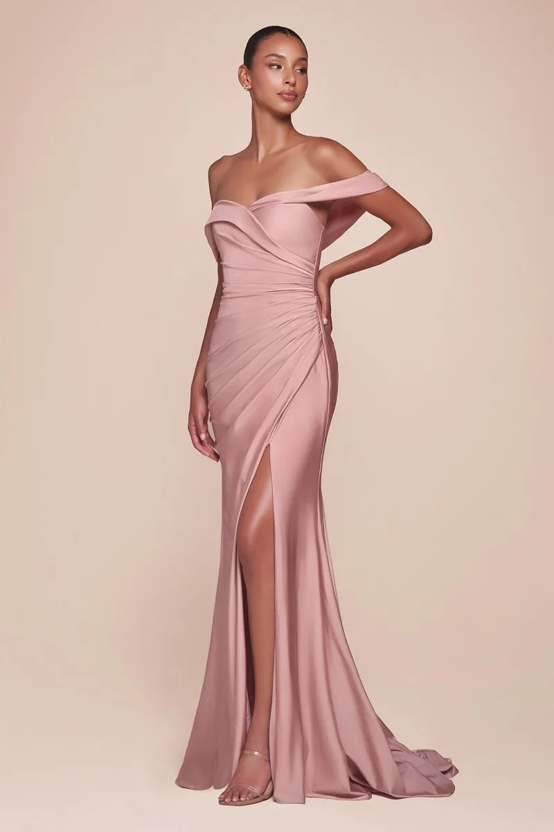 Ladivine CD790 Dress — DUSTY ROSE