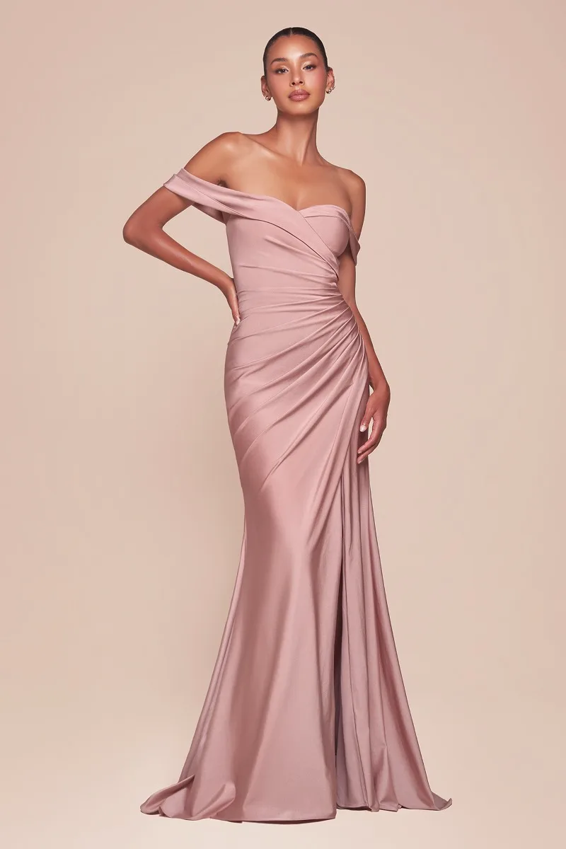 Ladivine CD790 Dress — DUSTY ROSE 1