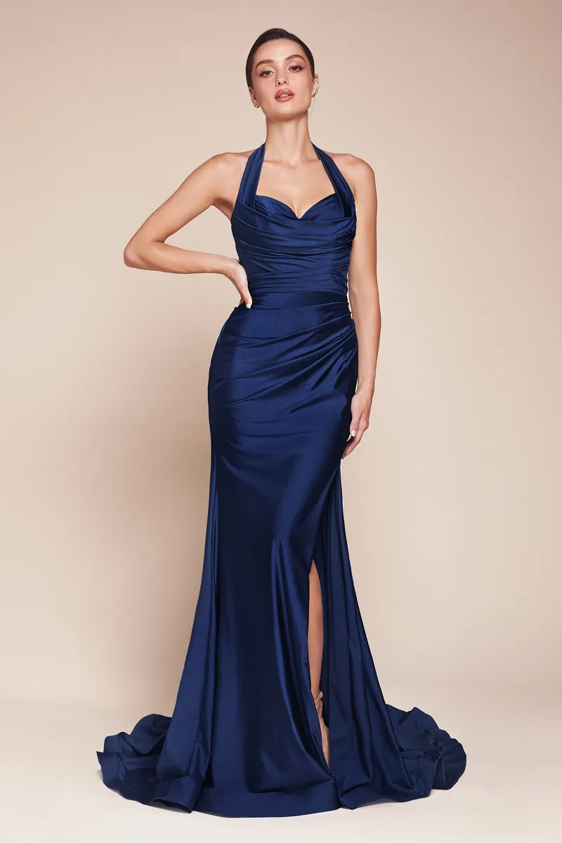 Ladivine CD796 Dress — NAVY