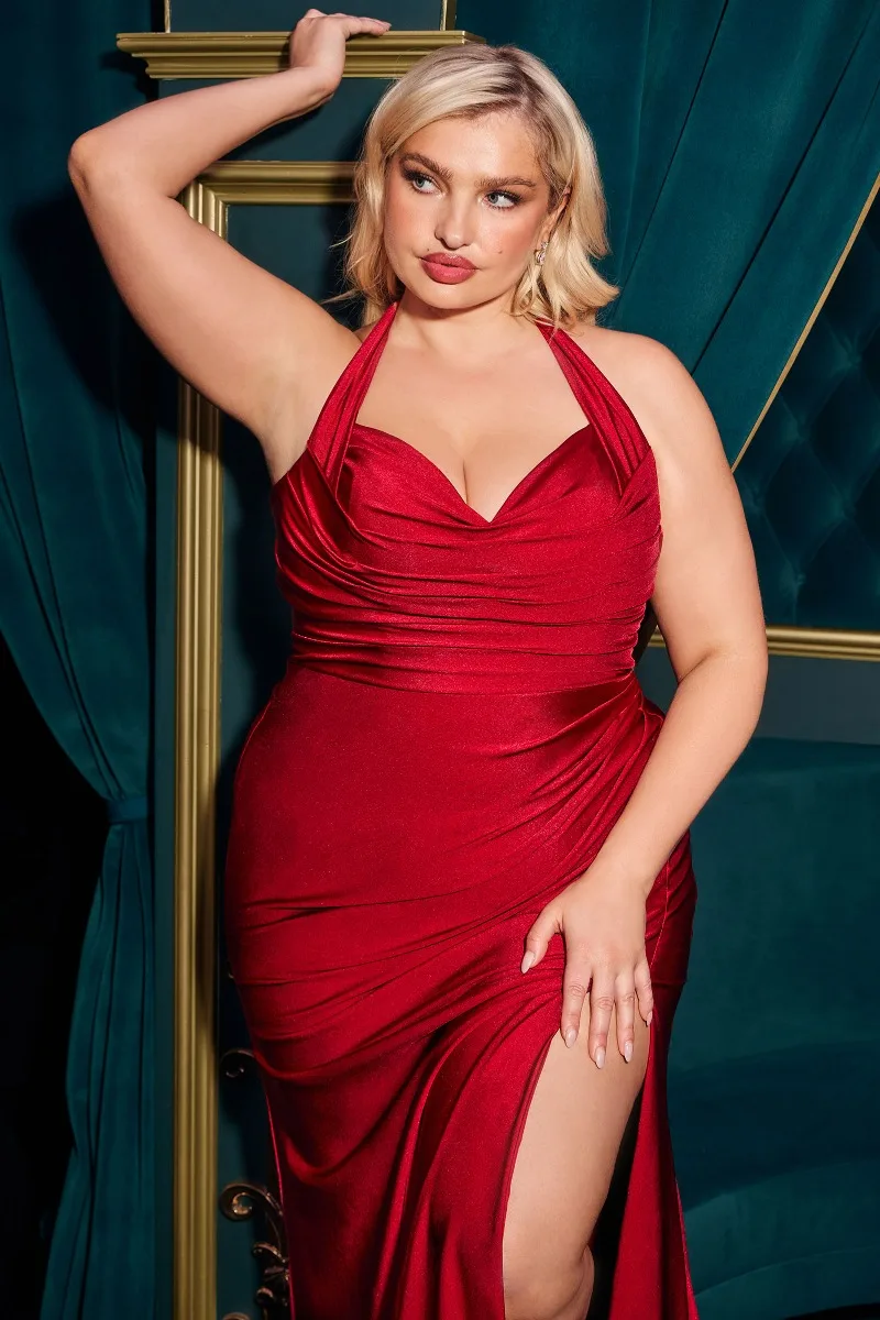 Ladivine CD796C Dress — RED