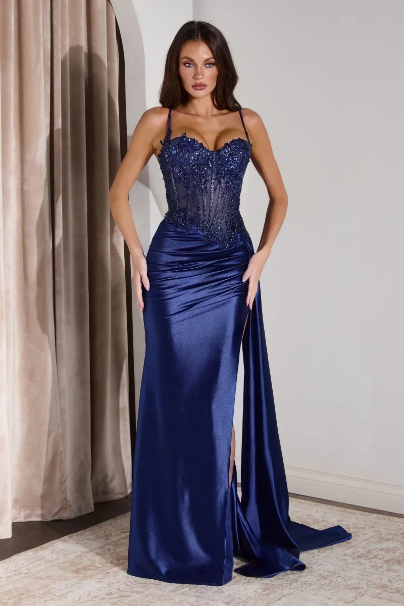 Ladivine CD868 Dress — NAVY