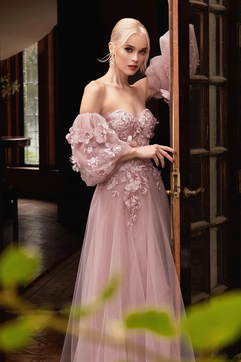 Ladivine CD962 Dress — MAUVE 2