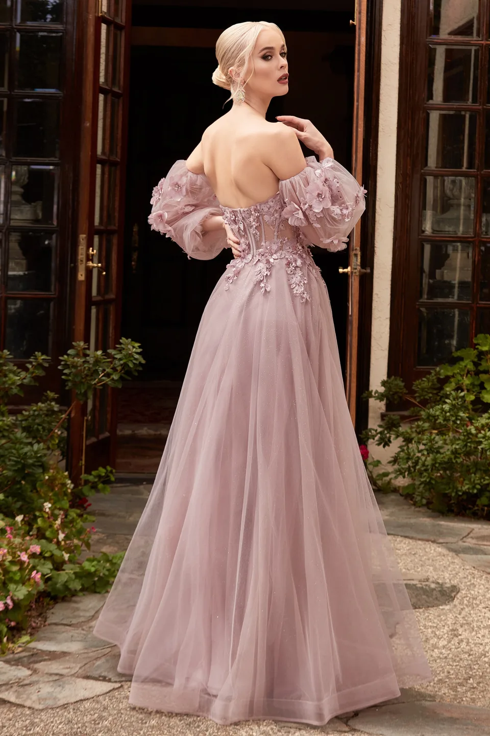 Ladivine CD962 Dress — MAUVE 3