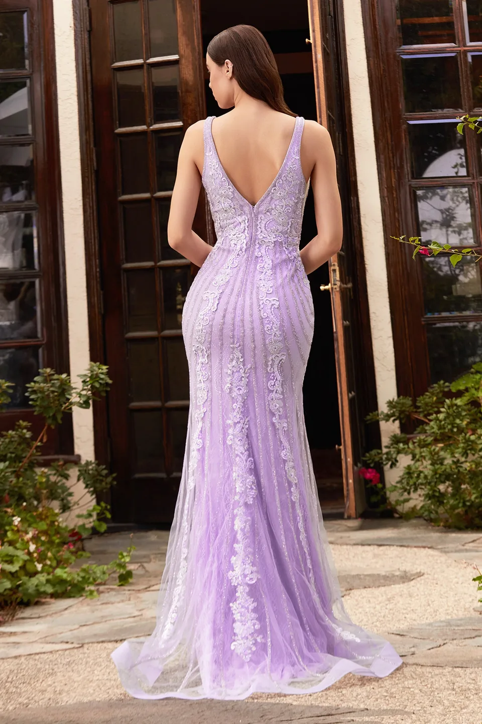 Ladivine CD981 Dress — LILAC 2