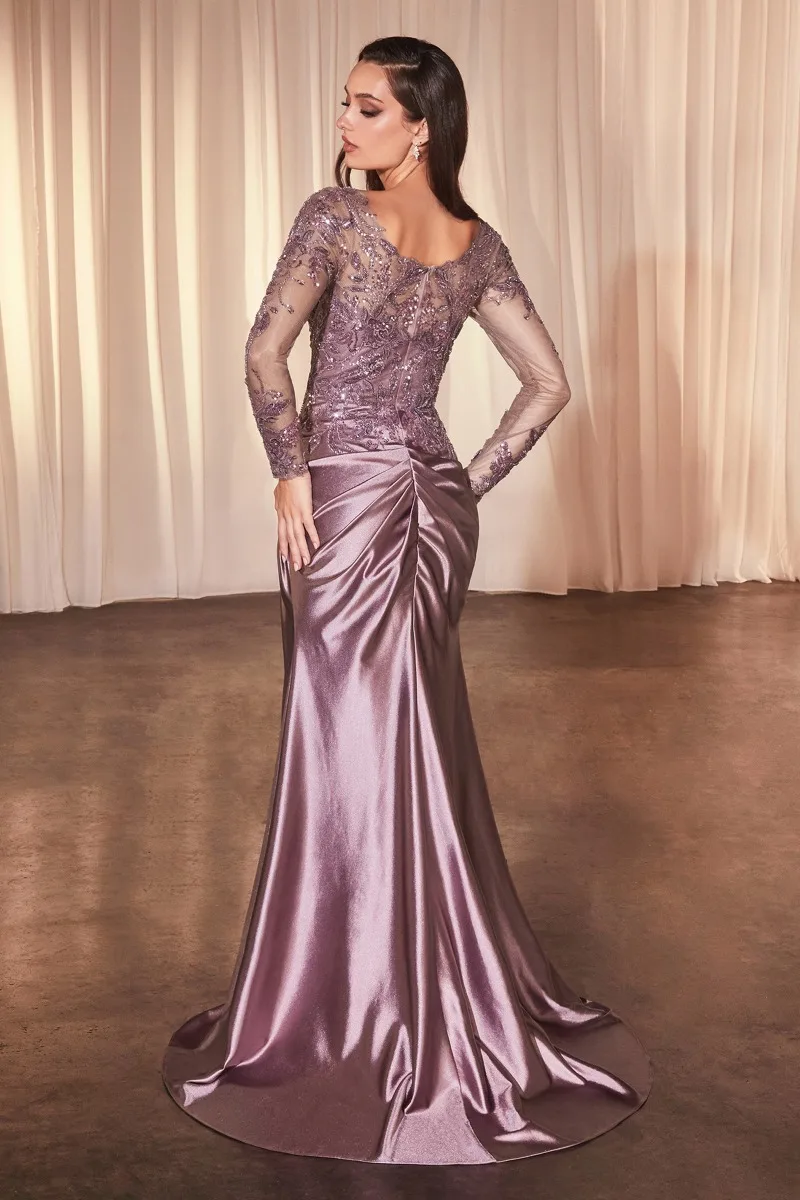 Ladivine CDS505 Dress — DUSTY LAVENDER