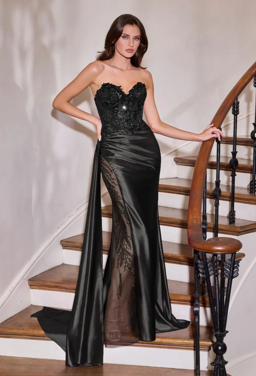 Ladivine CDS565 Dress — BLACK