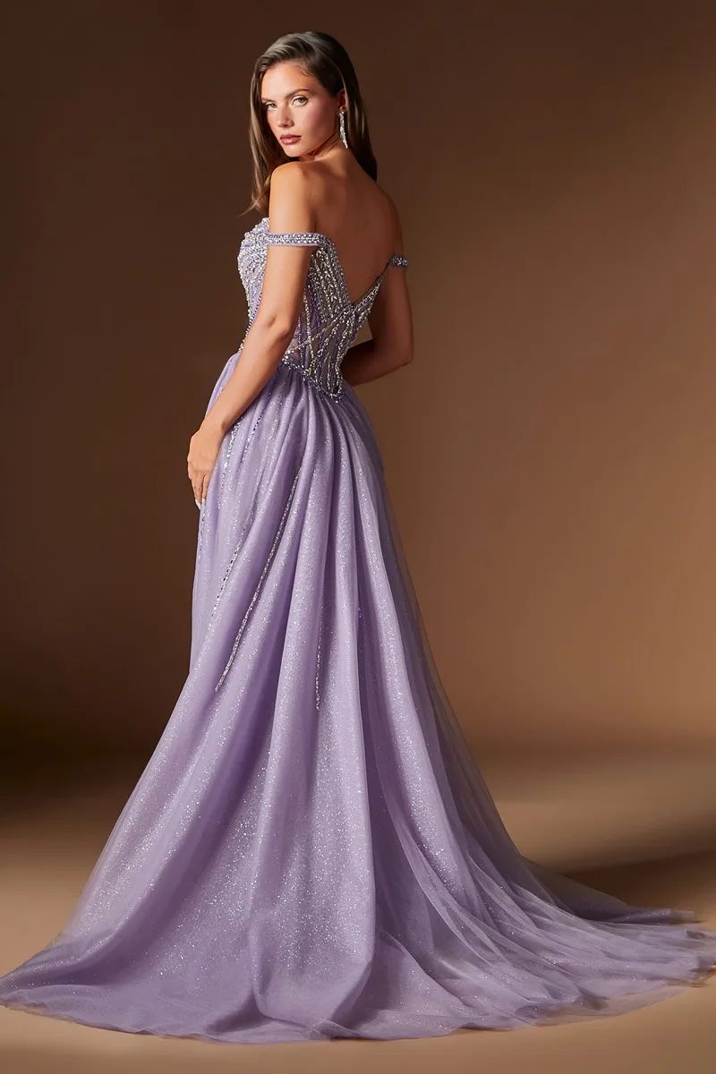 Ladivine CDS570 Dress — ENGLISH VIOLET