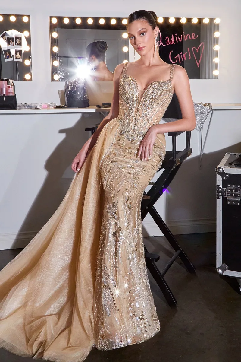 Ladivine CDS570 Dress — GOLD
