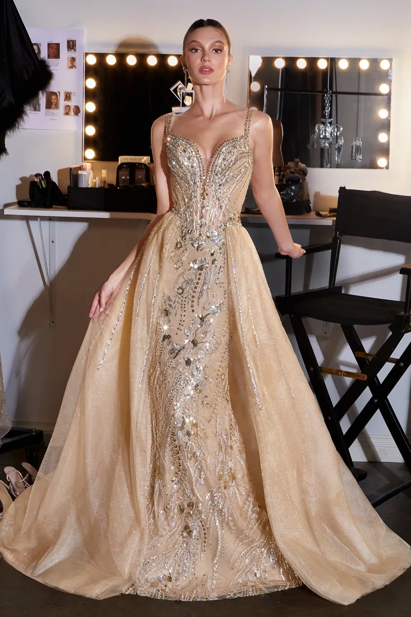 Ladivine CDS570 Dress — GOLD