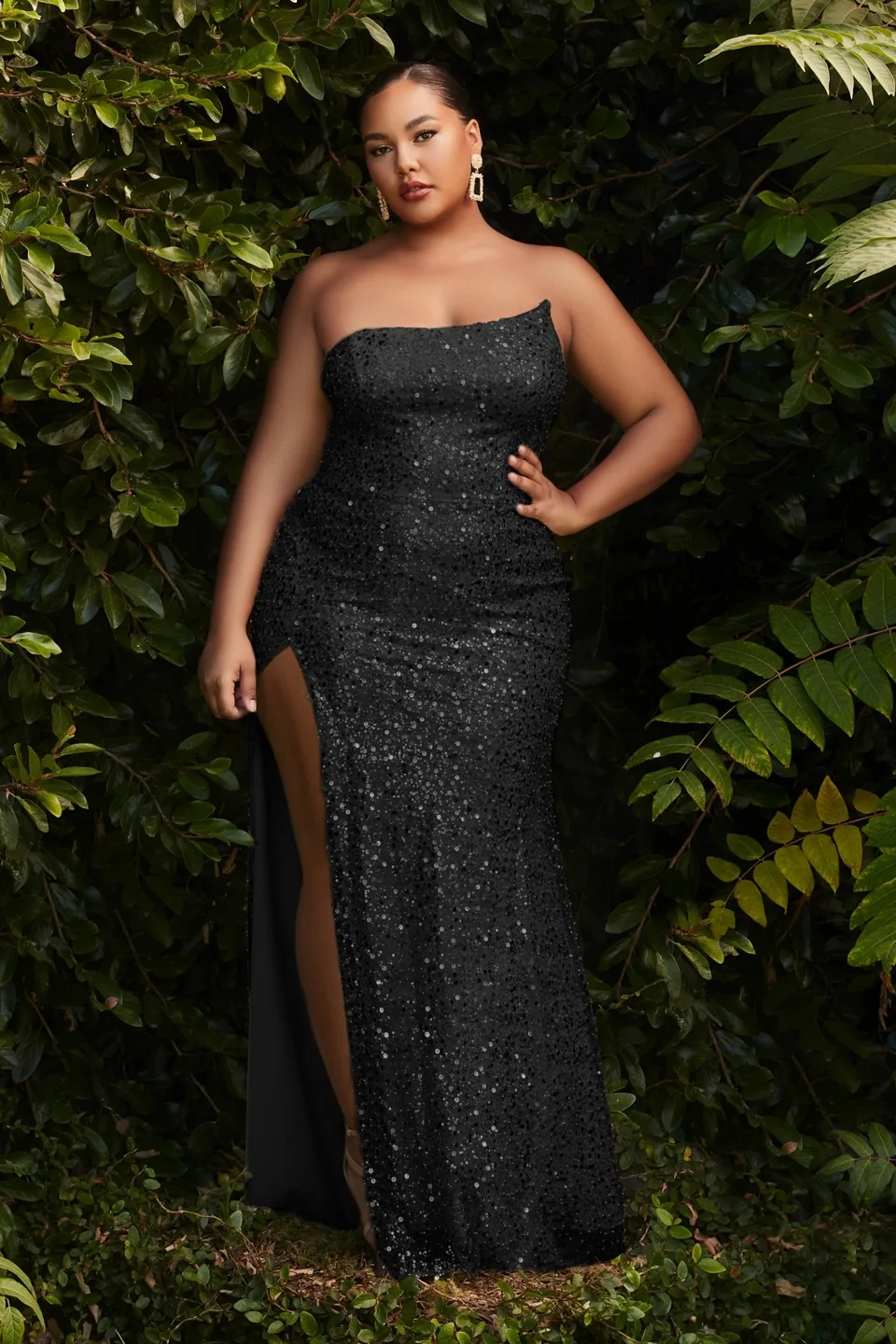 Ladivine Collective CH165C Dress — BLACK