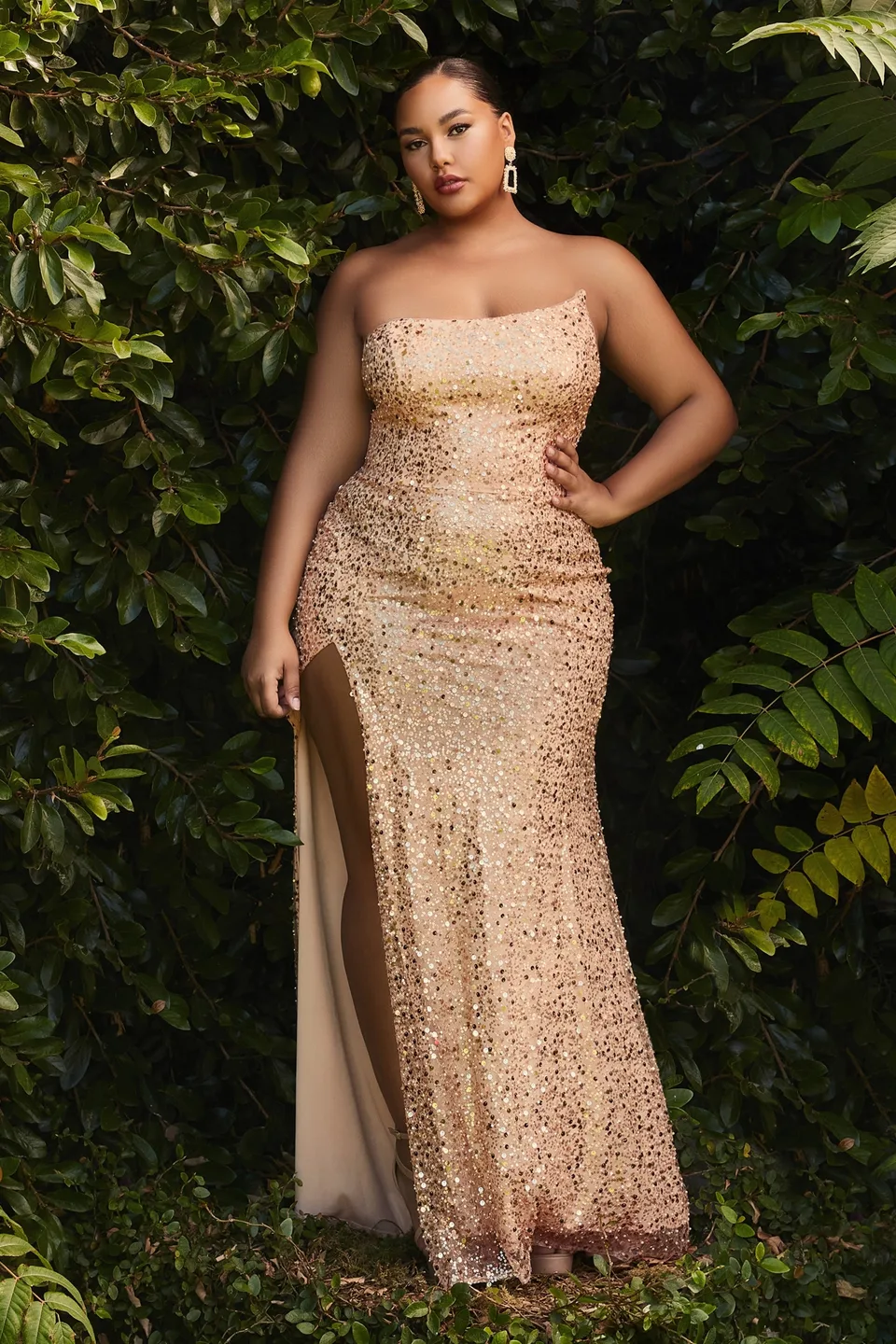 Ladivine Collective CH165C Dress — GOLD