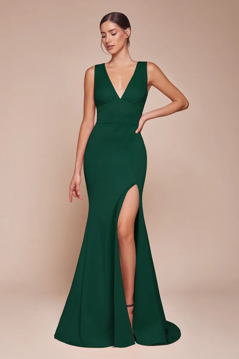 Ladivine CH395 Dress — EMERALD