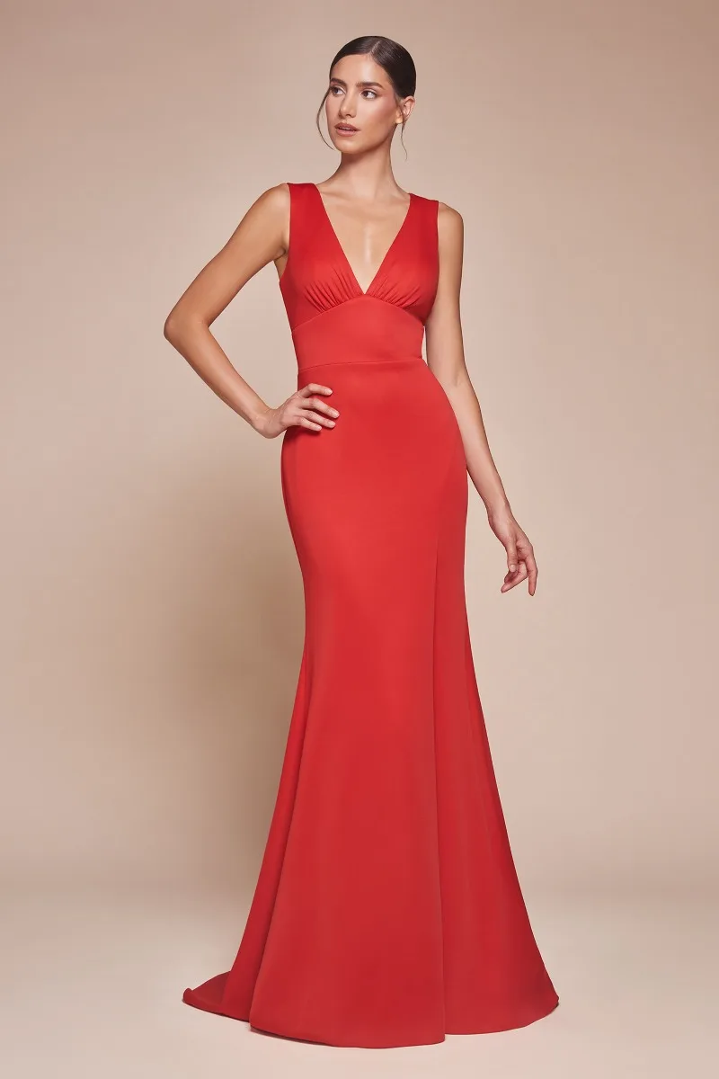 Ladivine CH395 Dress — RED