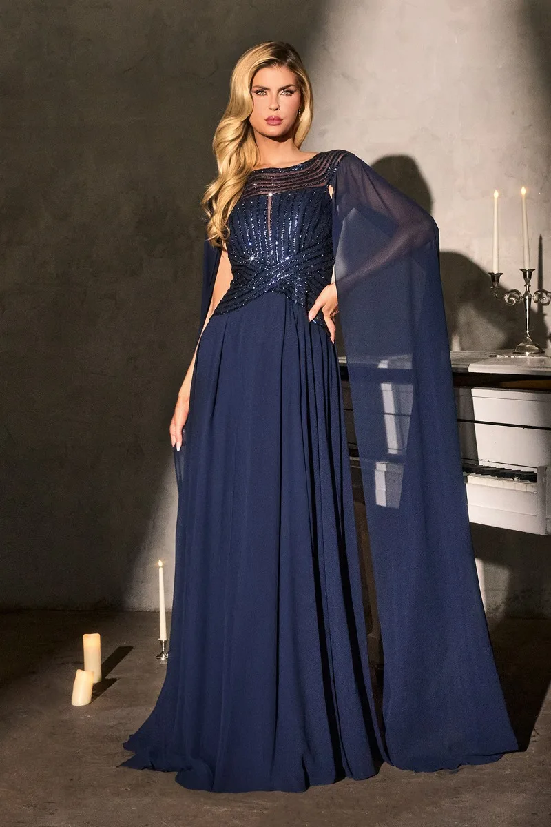 Ladivine CL08 Dress — NAVY