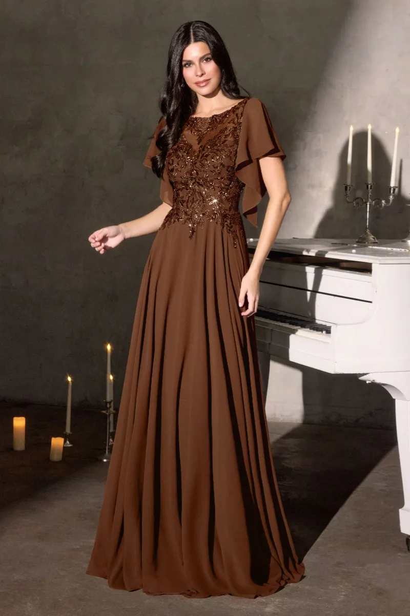 Ladivine CL09 Dress — BROWN