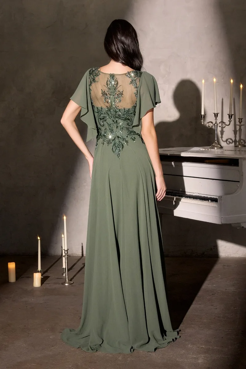 Ladivine CL09 Dress — OLIVE
