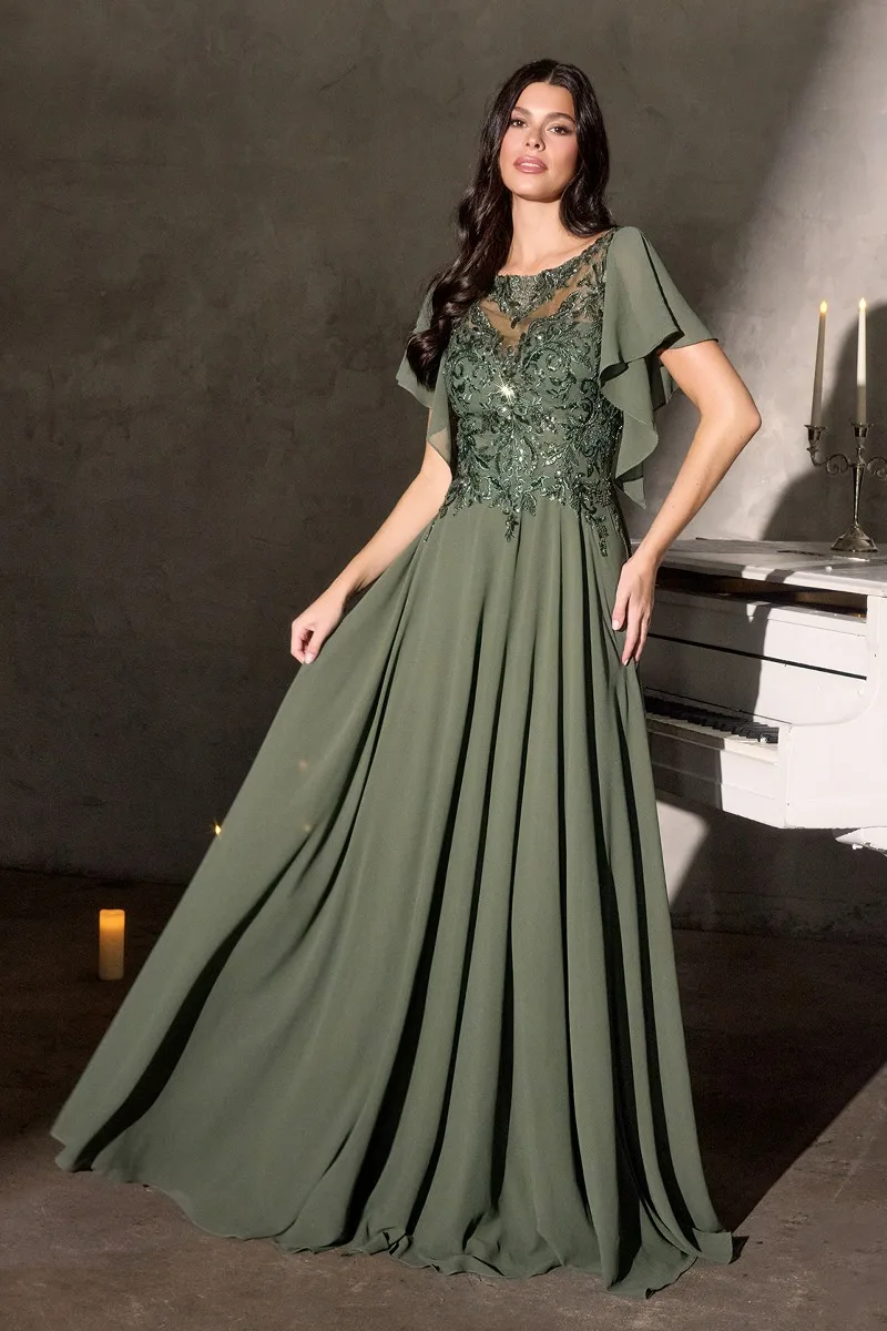 Ladivine CL09 Dress — OLIVE